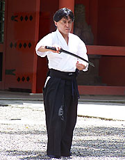 香取神宮武術博覧会での居合・剣術奉納演武 1