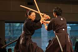 全日本アームレスリング大会での居合・剣術・古武術演武 1