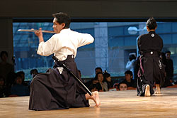 全日本アームレスリング大会での居合・剣術・古武術演武 6